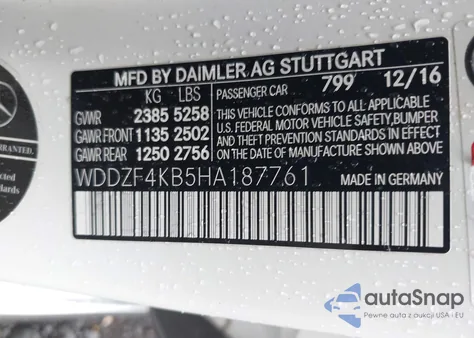 2017 Mercedes-Benz E 300 4Matic из США, поврежденный, VIN WDDZF4KB5HA187761